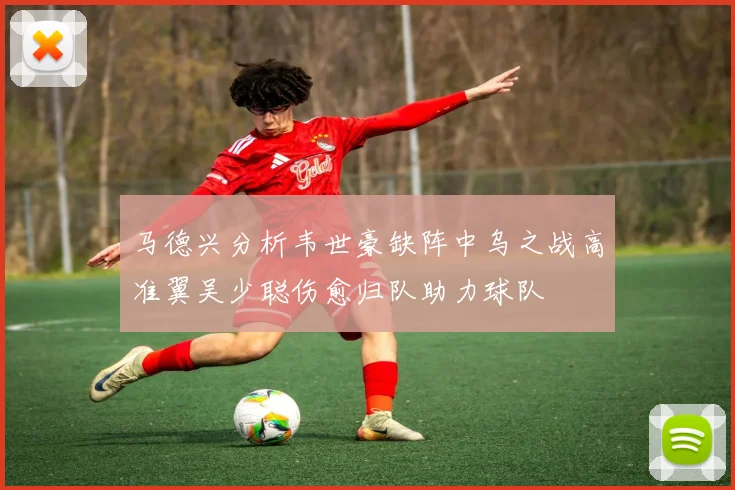 马德兴分析韦世豪缺阵中乌之战高准翼吴少聪伤愈归队助力球队